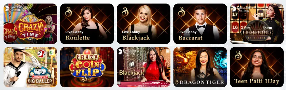 Jeux de casino en direct STAKES CASINO