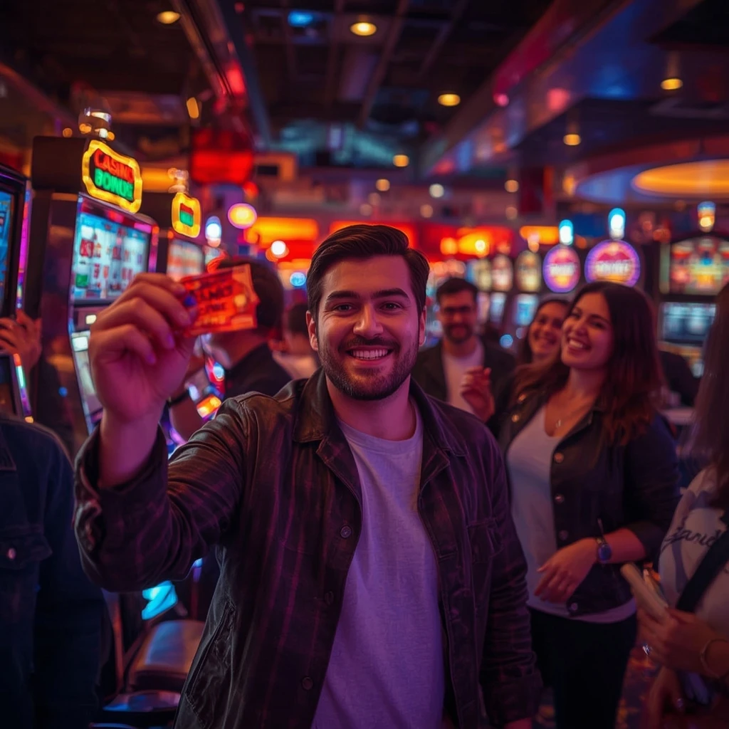 a person with a casino bonus STAKES CASINO