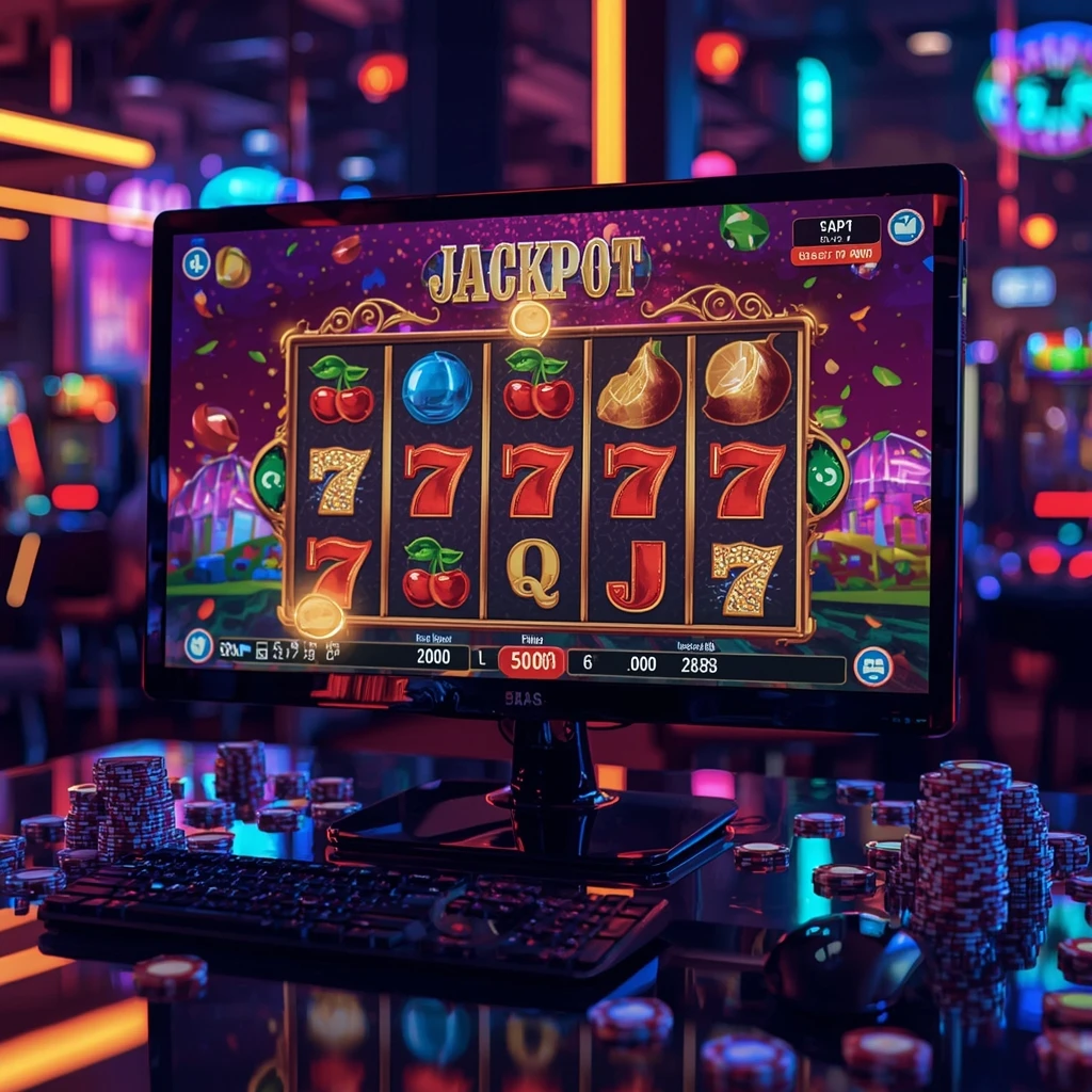 slots sur le moniteur STAKES CASINO