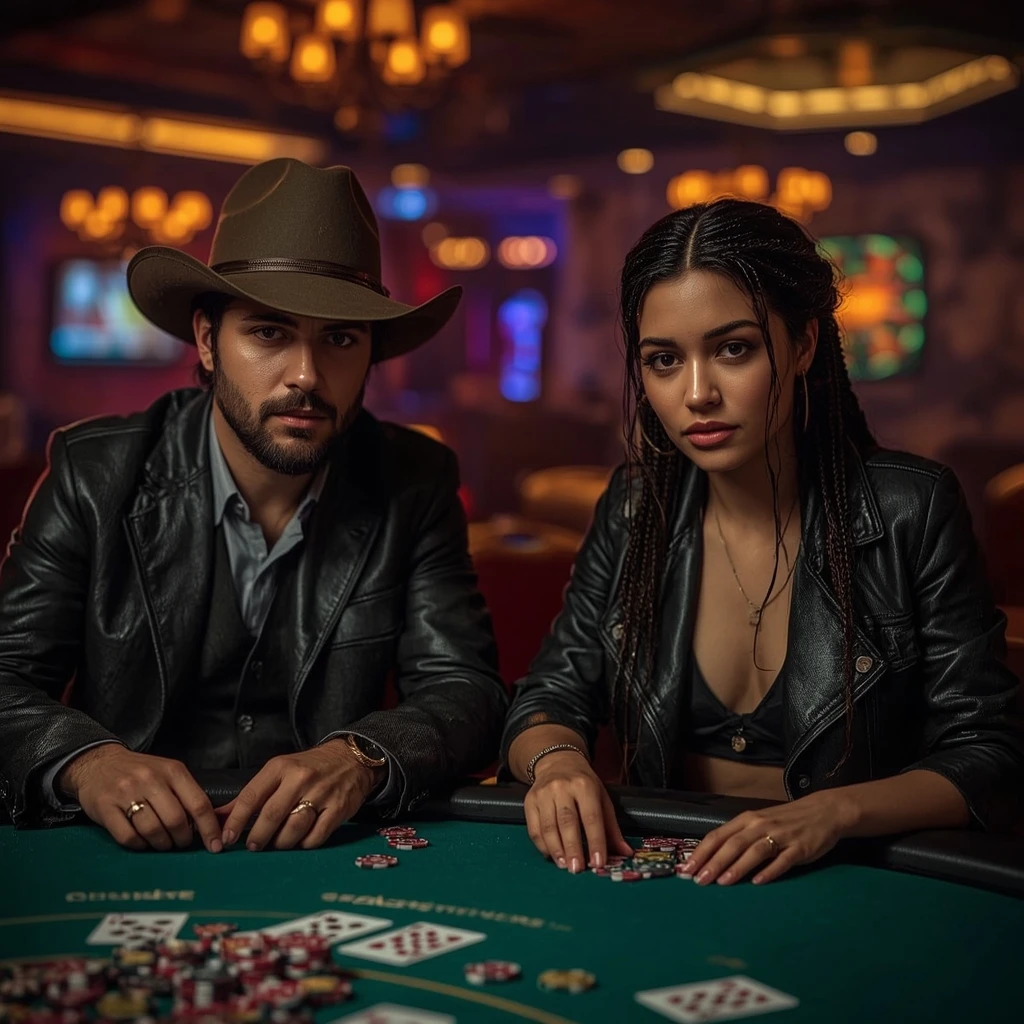 photo de deux joueurs de poker STAKES CASINO